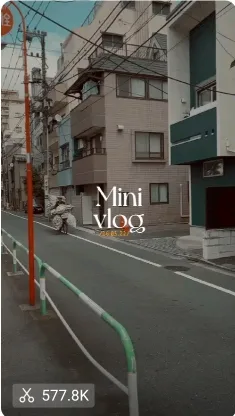 Mini Vlog Capcut Template