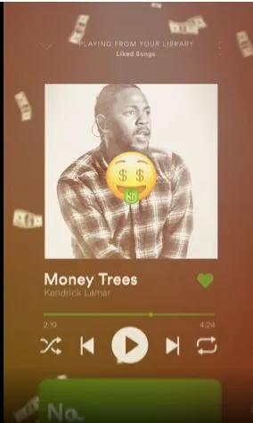 money trees capcut template