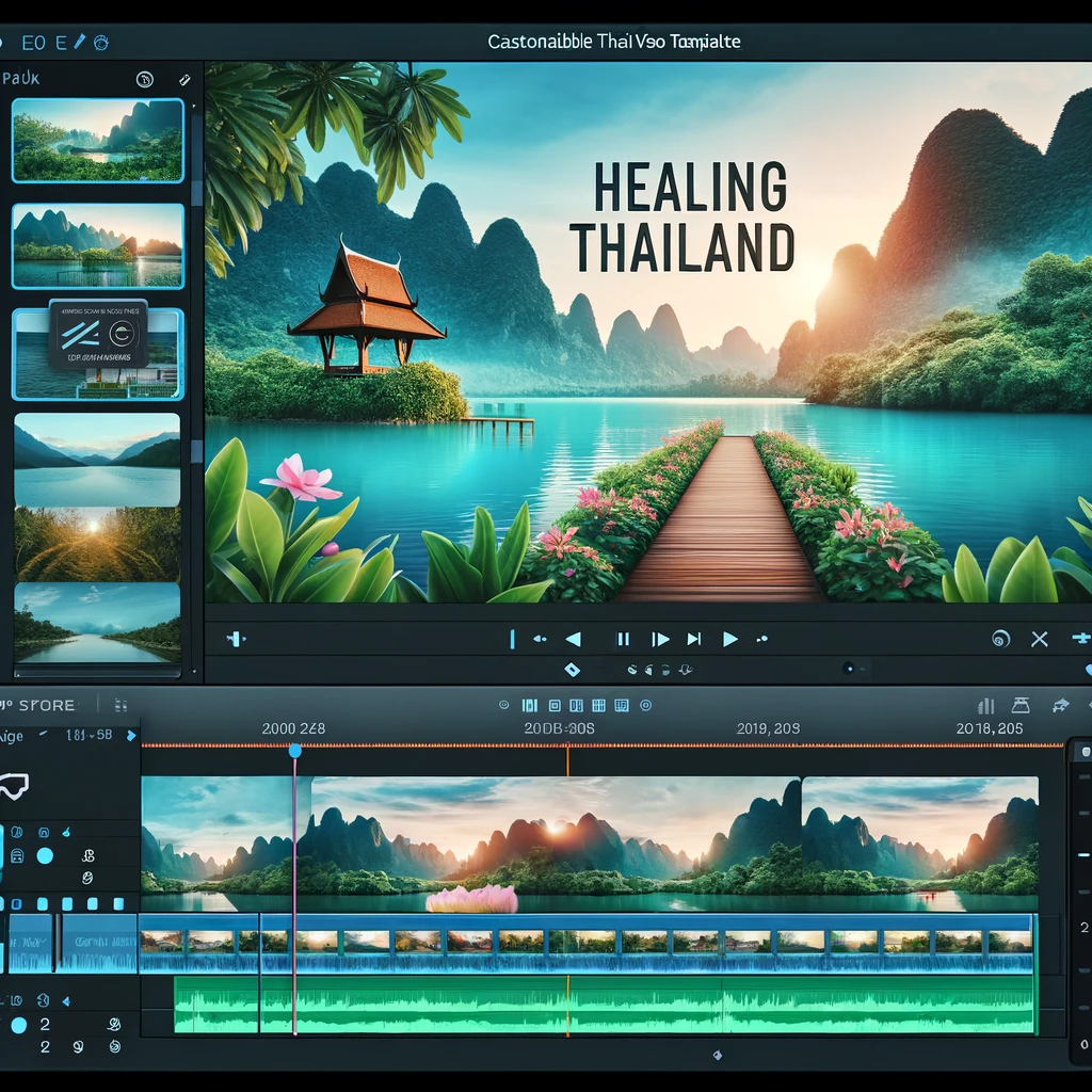 DAHealing Thailand CapCut templat Healing Thailand Capcut Template APK