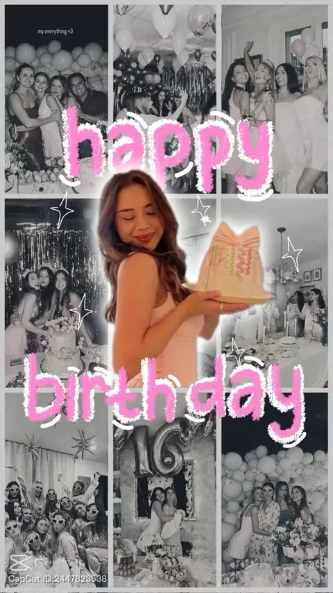 Happy Birthday CapCut Template<br />

