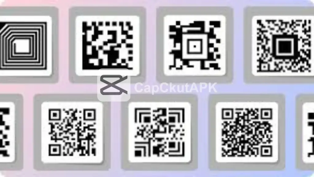 Formats of QR Codes in CapCut MOD APK