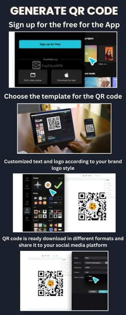 Generate QR Code In CapCut MOD APK
