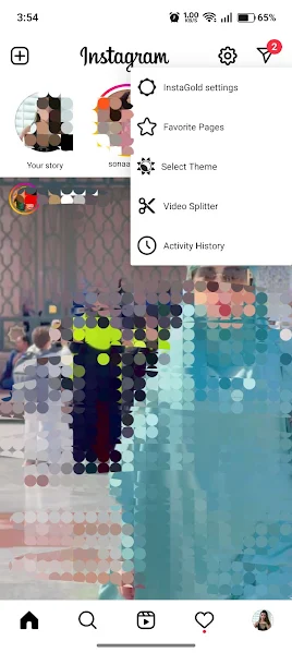 screenshot of insta gold download